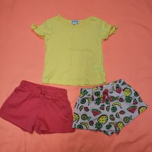 2t Shorts and T-shirt set